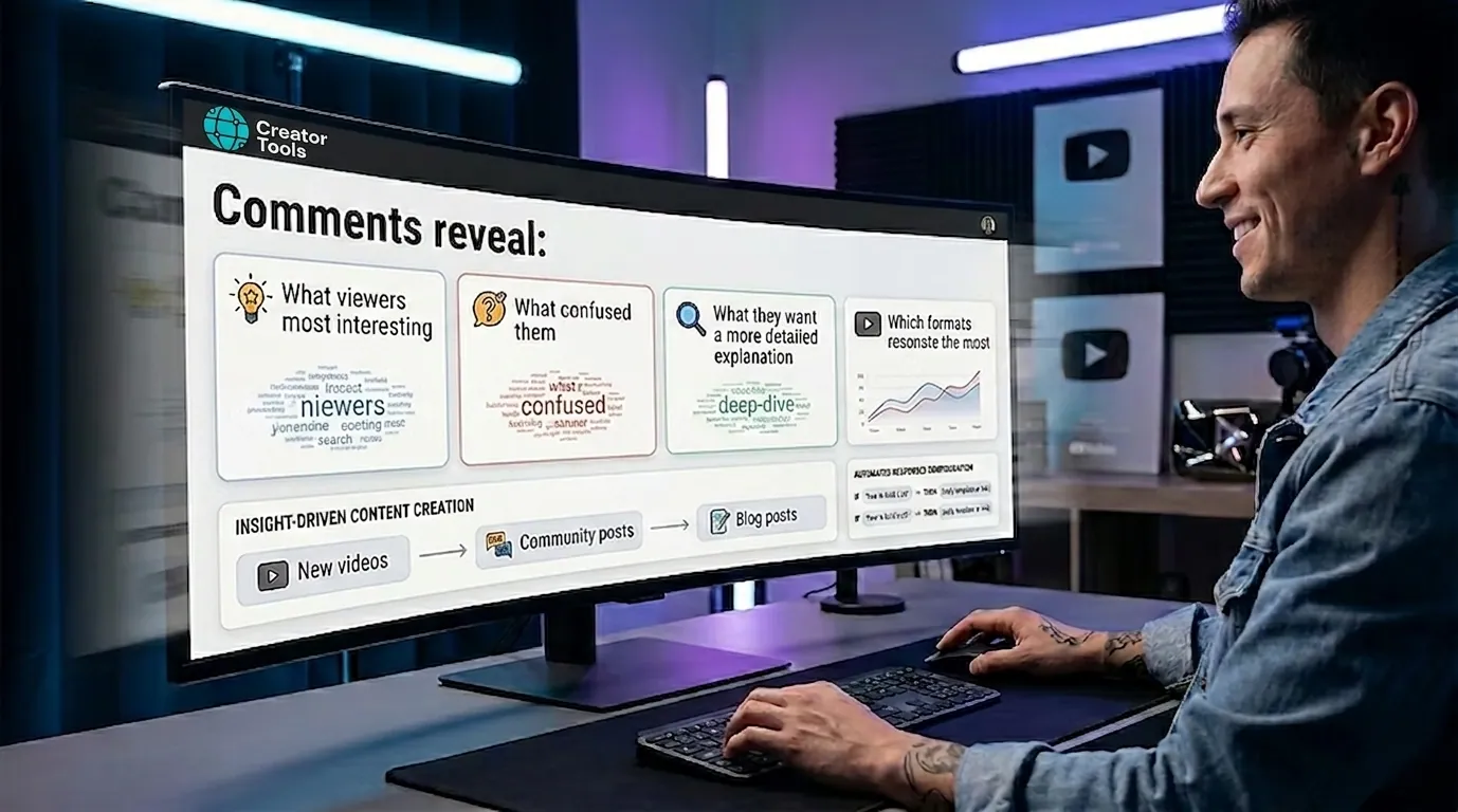 What comments reveal: what viewers found interesting, what confused them, what they want explained in detail and which formats resonate