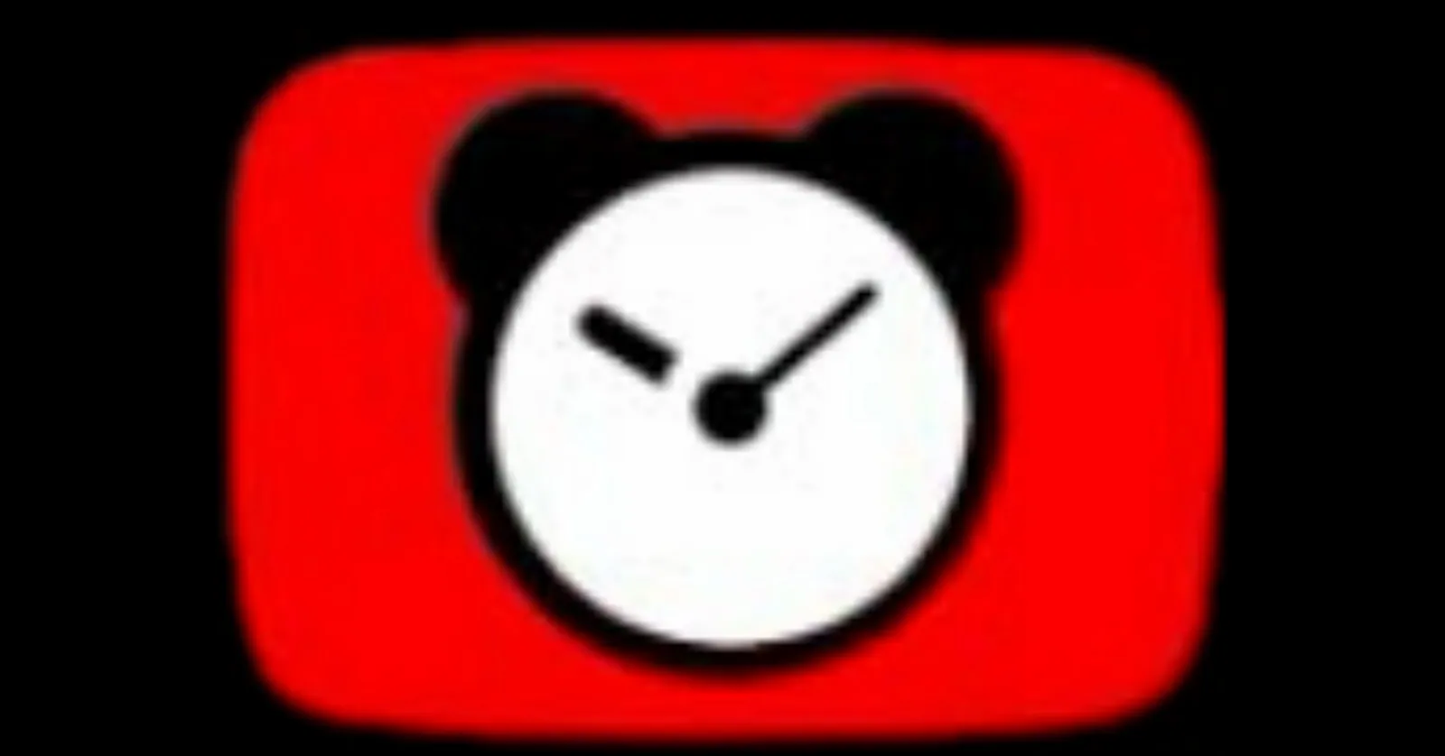 YouTube Upload Time logo: an alarm clock on a red play-button shape